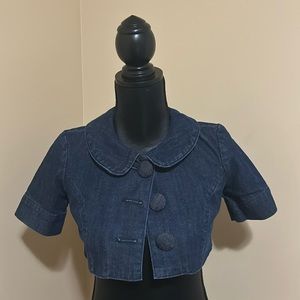 Denim Shortsleeved Bolero